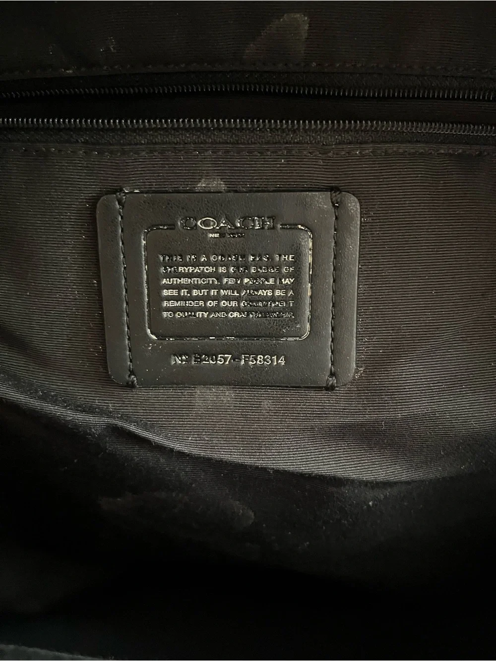 Coach Brown Signature Canvas Backpack with Gold Hardware